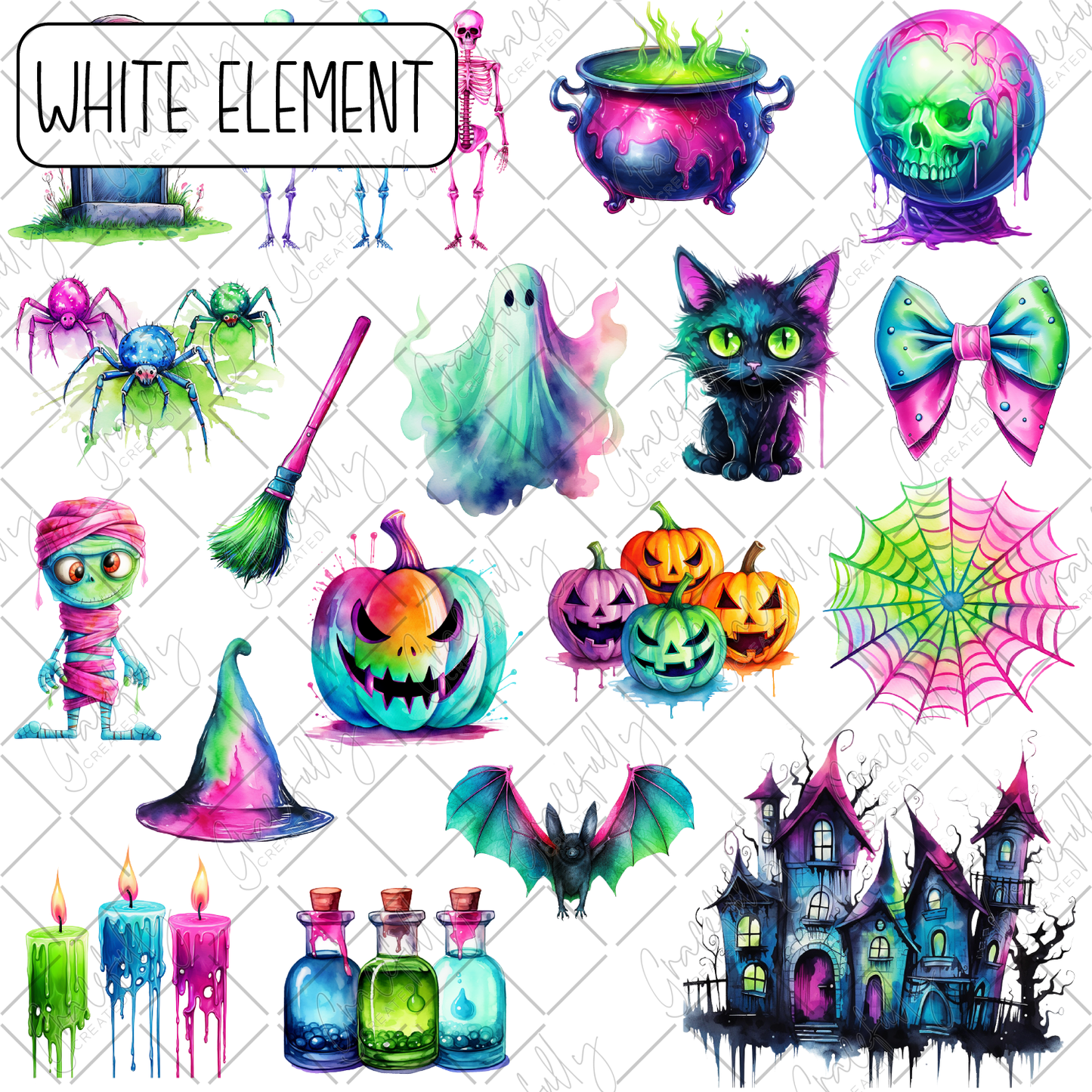 EL48 Neon Halloween