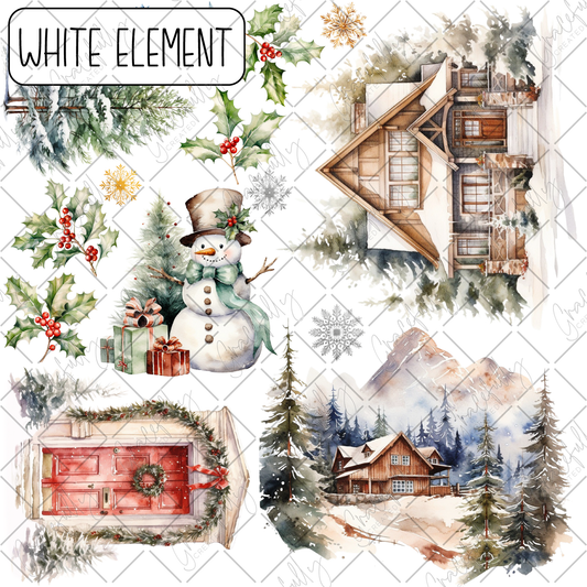 BB47 Christmas Cabin