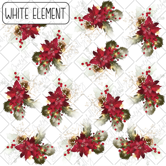 BB57 Poinsettia Clusters