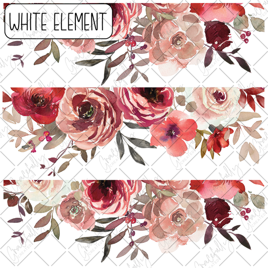 BB59 Burgandy Borders