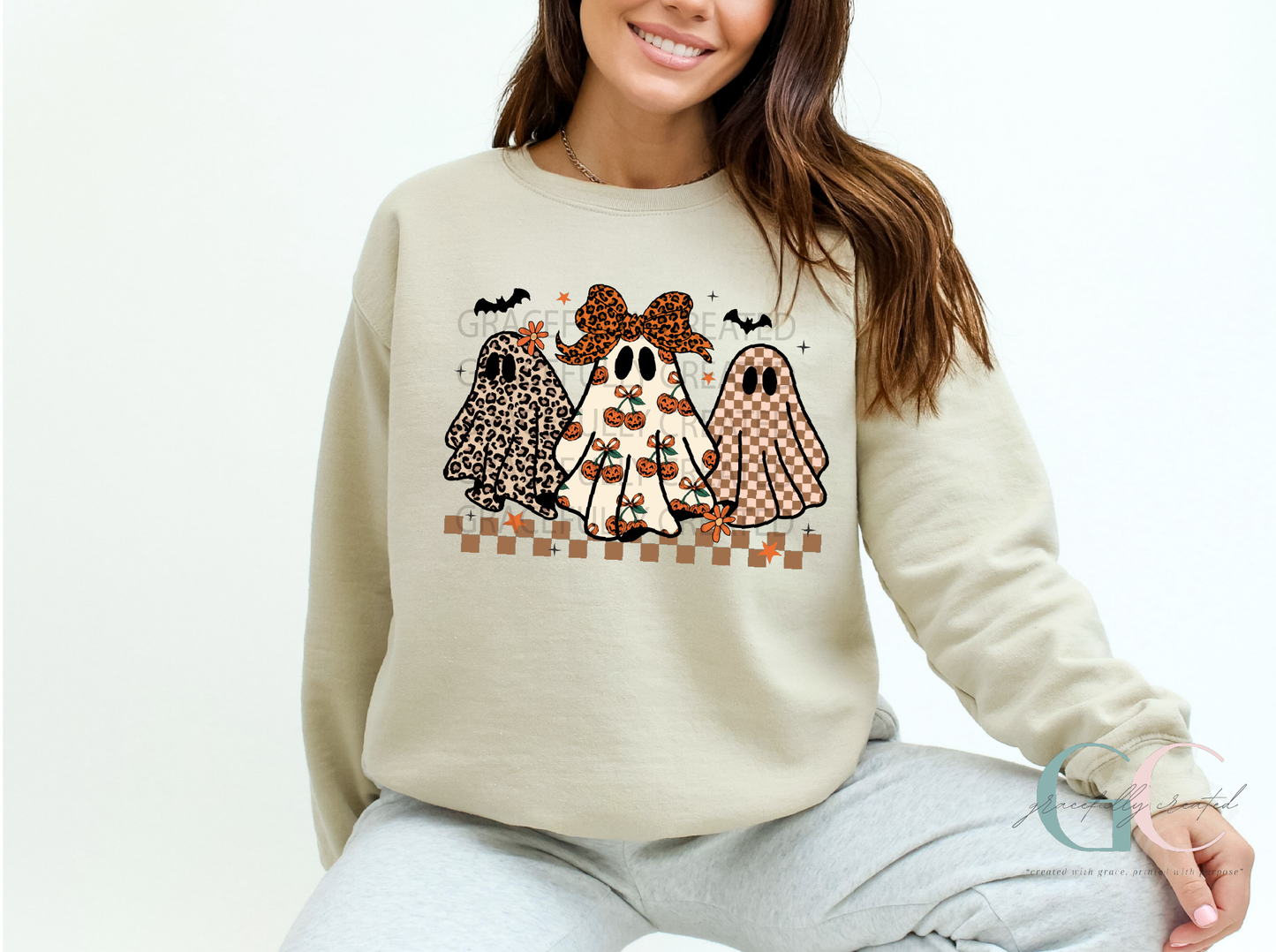 DTF15 Preppy Leopard Ghosties