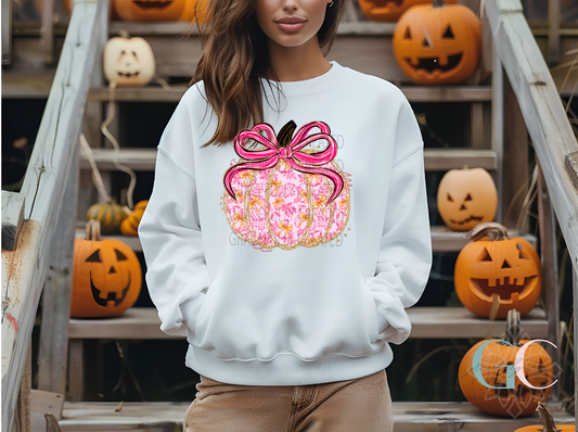DTF27 Preppy Pink Pumpkin