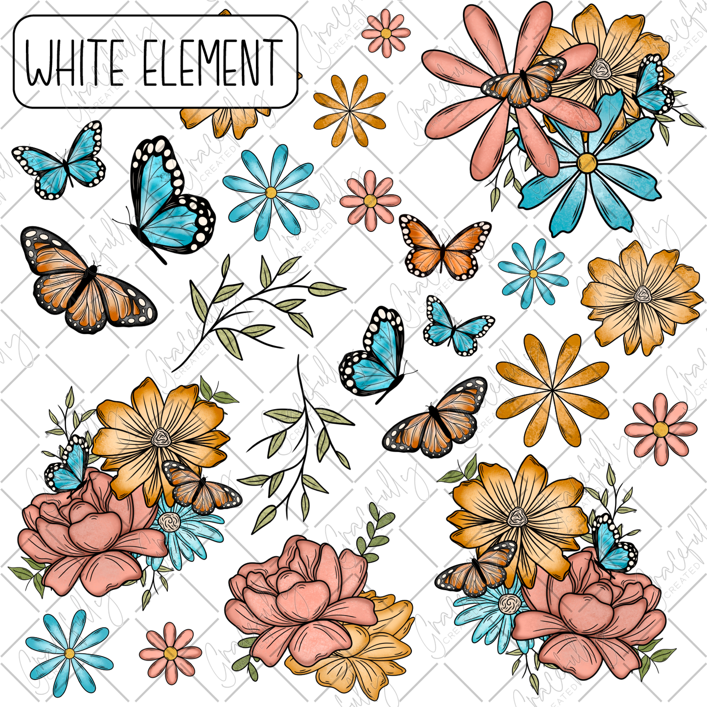 EL108 CS Spring Butterflies