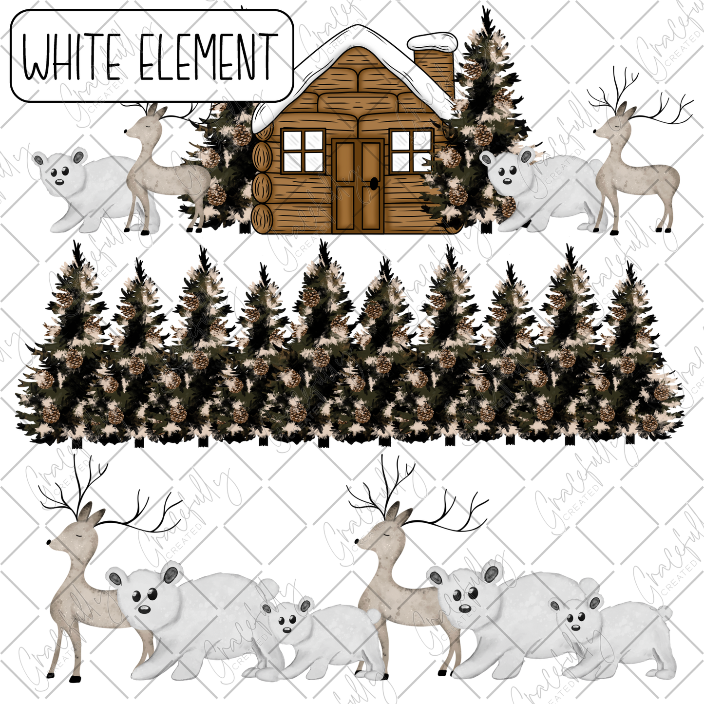 EL75 CS Polar Bear Border