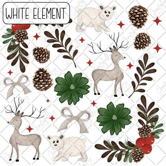 EL76 CS Christmas Polar Bear