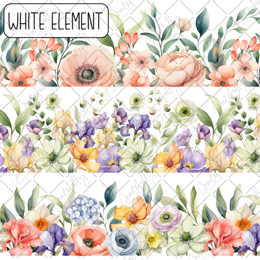 EL44 Spring Floral Borders