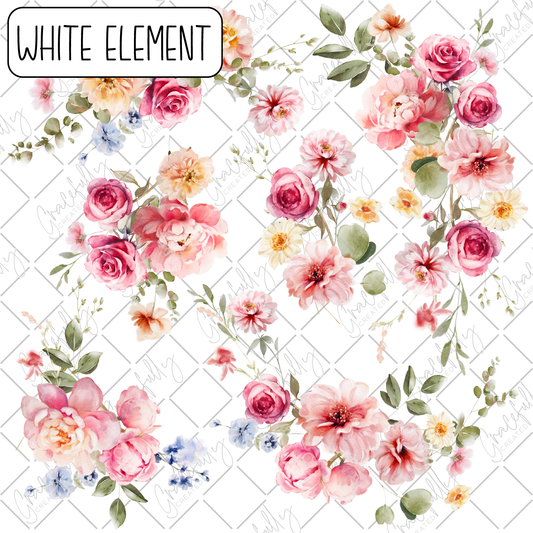 BB80 Tropical Summer Pink Florals