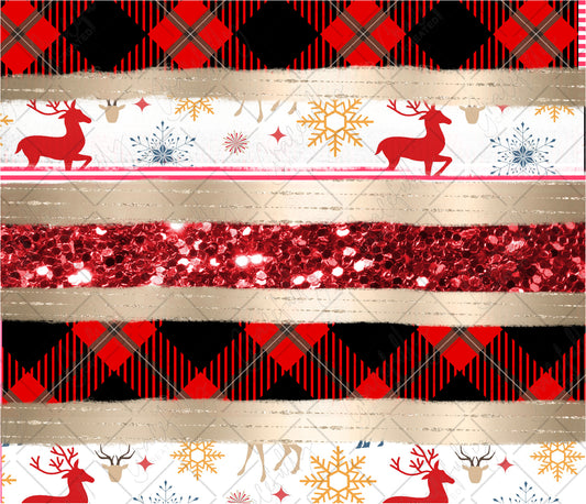 FW114 Reindeer Plaid Washi Tape