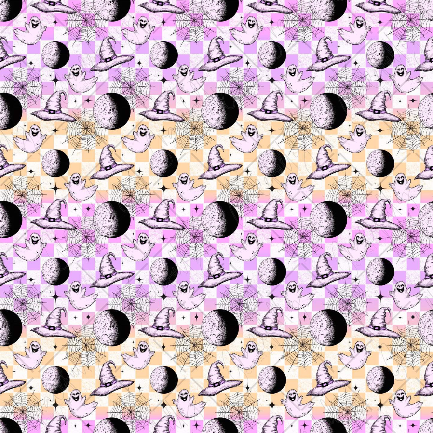 HPV14 Pastel Checkered Ghosts