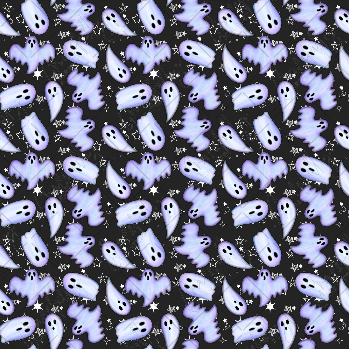 HPV24 Pastel Purple Ghosts