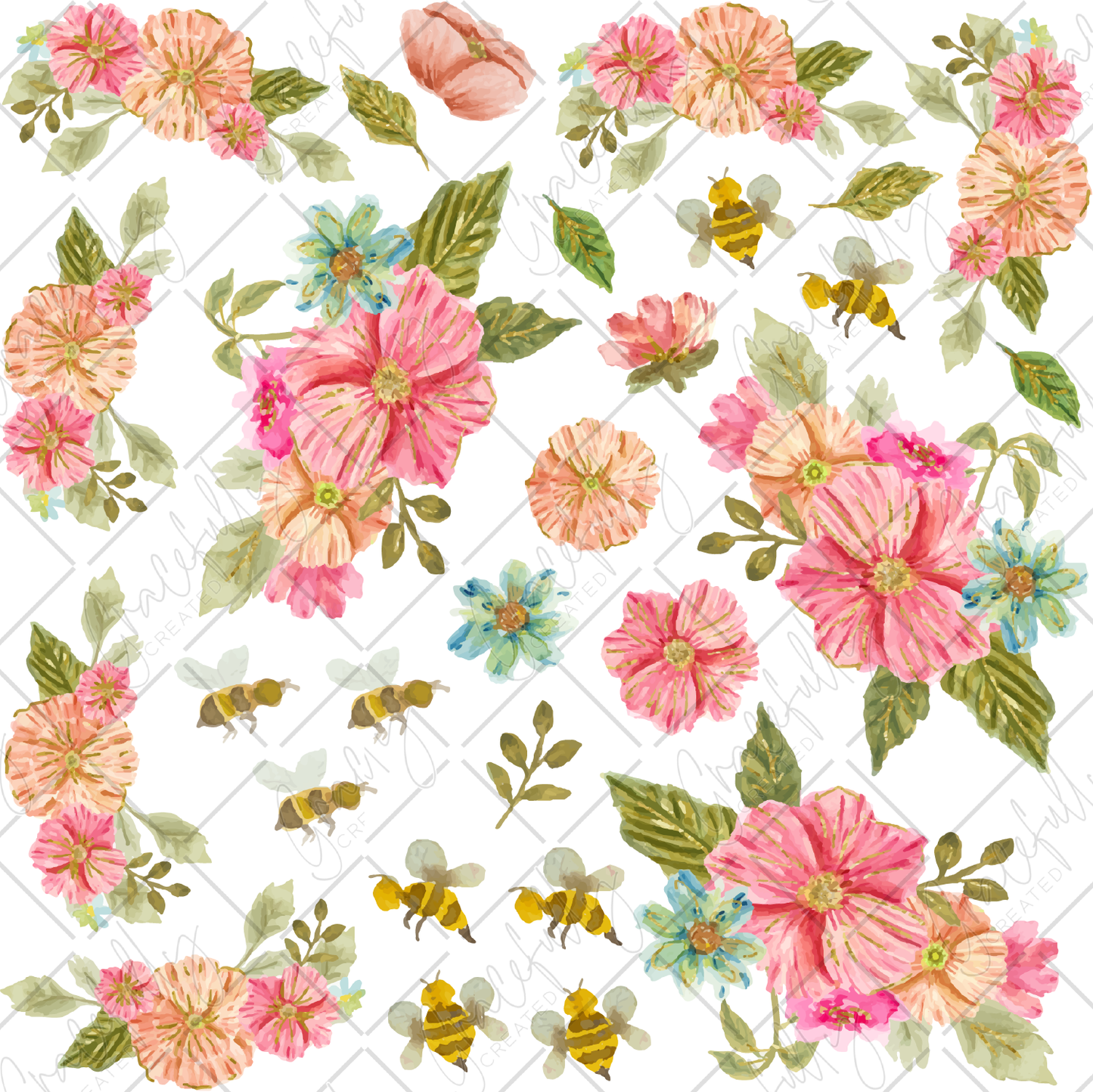 BB5 Hibiscus Honey Bees