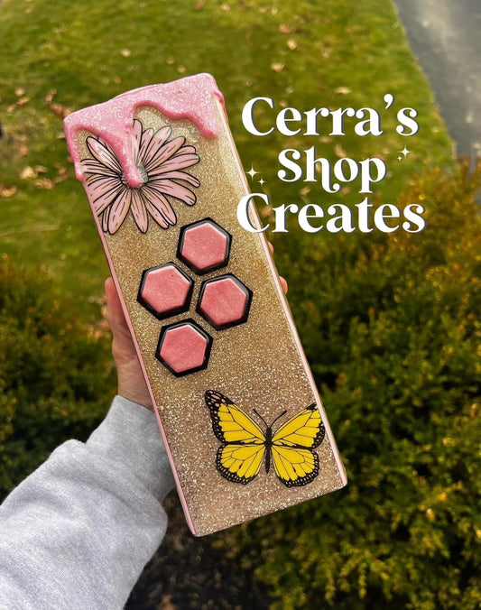 EL32 Butterflies & Flowers