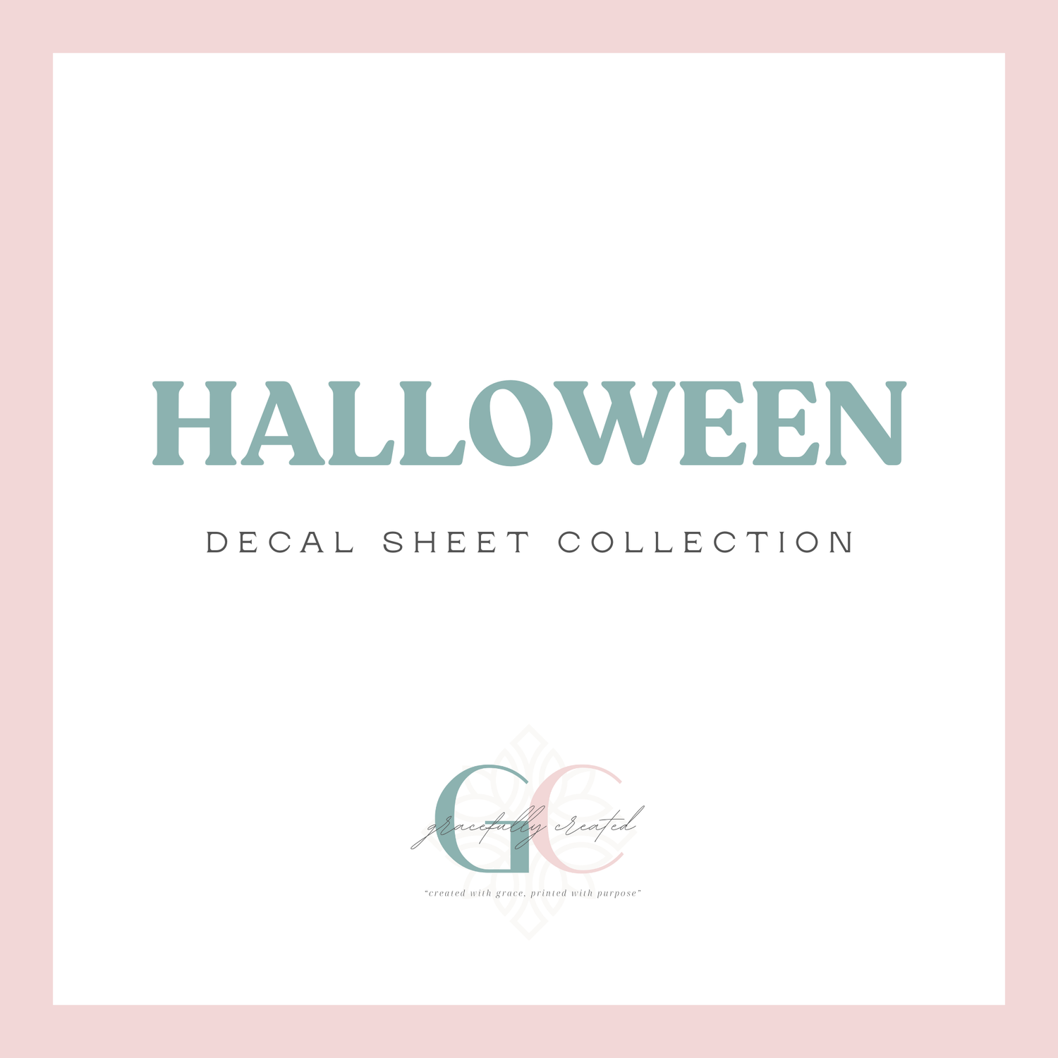Halloween Decal Sheet