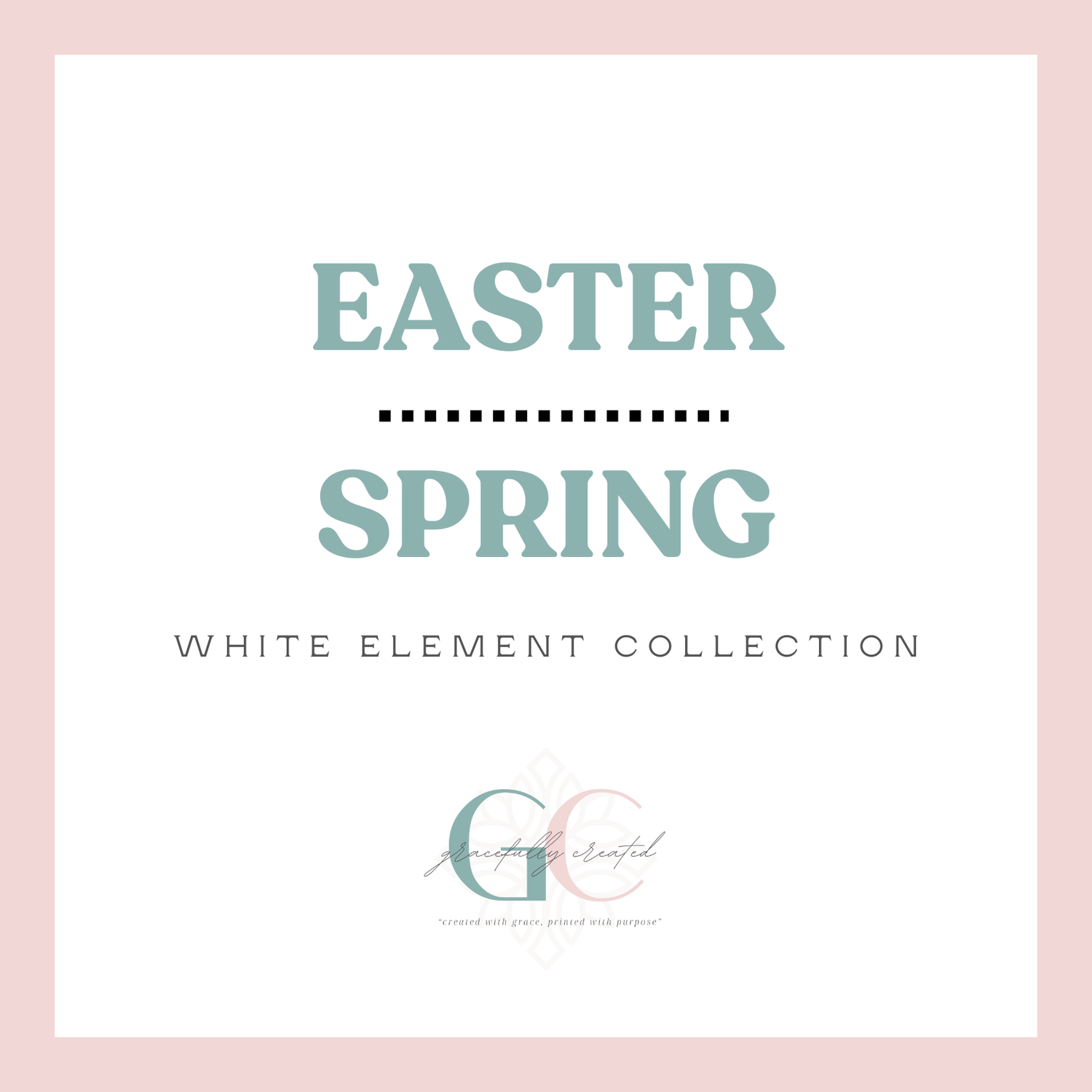 Easter White Elements