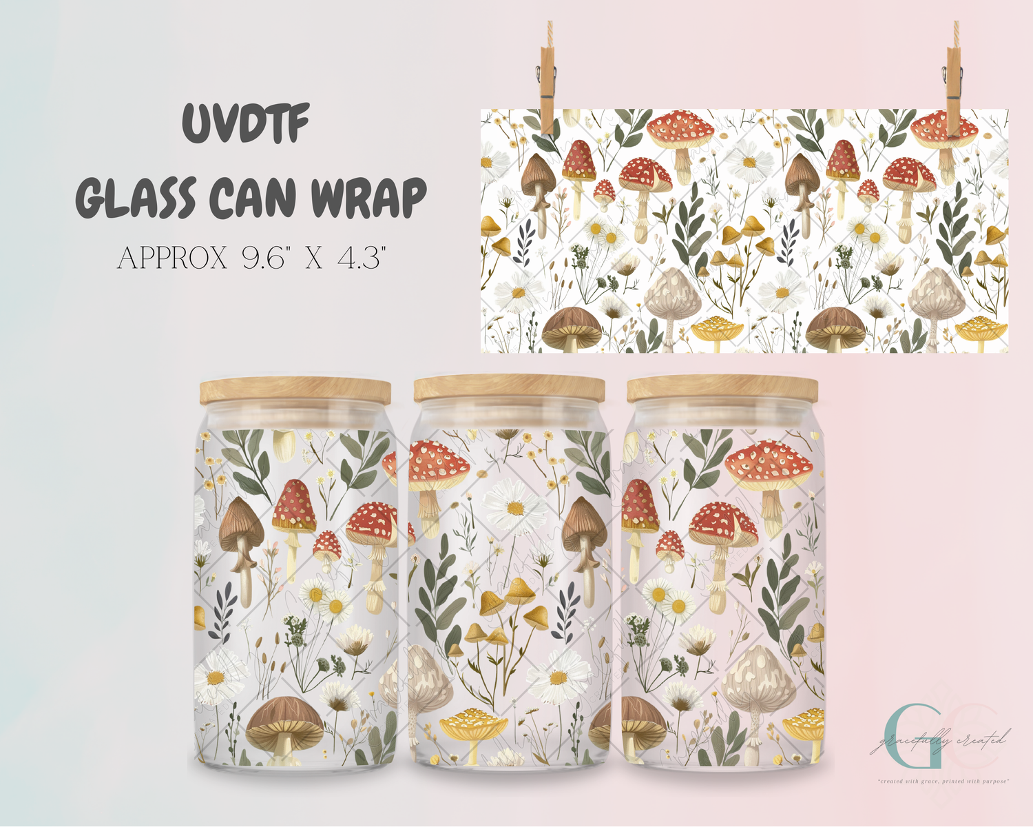 Florals/Plants UVDTF Wraps