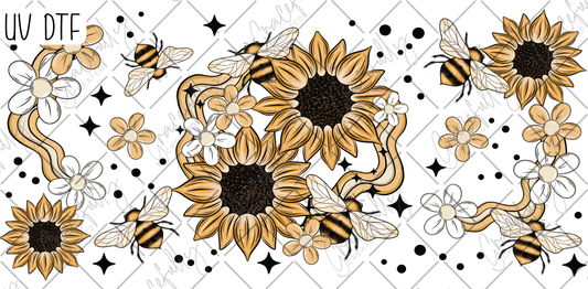 UVD85 CS Sunflower Bees