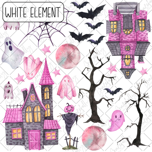 BB43 Pink Haunted House