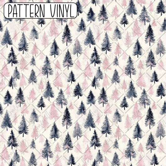 C18 Blush Winter Trees