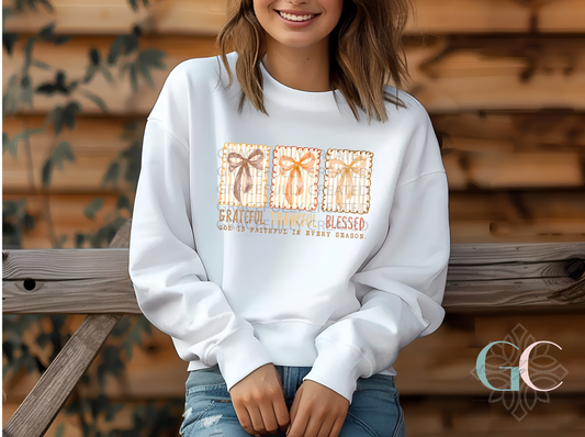 DTF25 Grateful Thankful Blessed