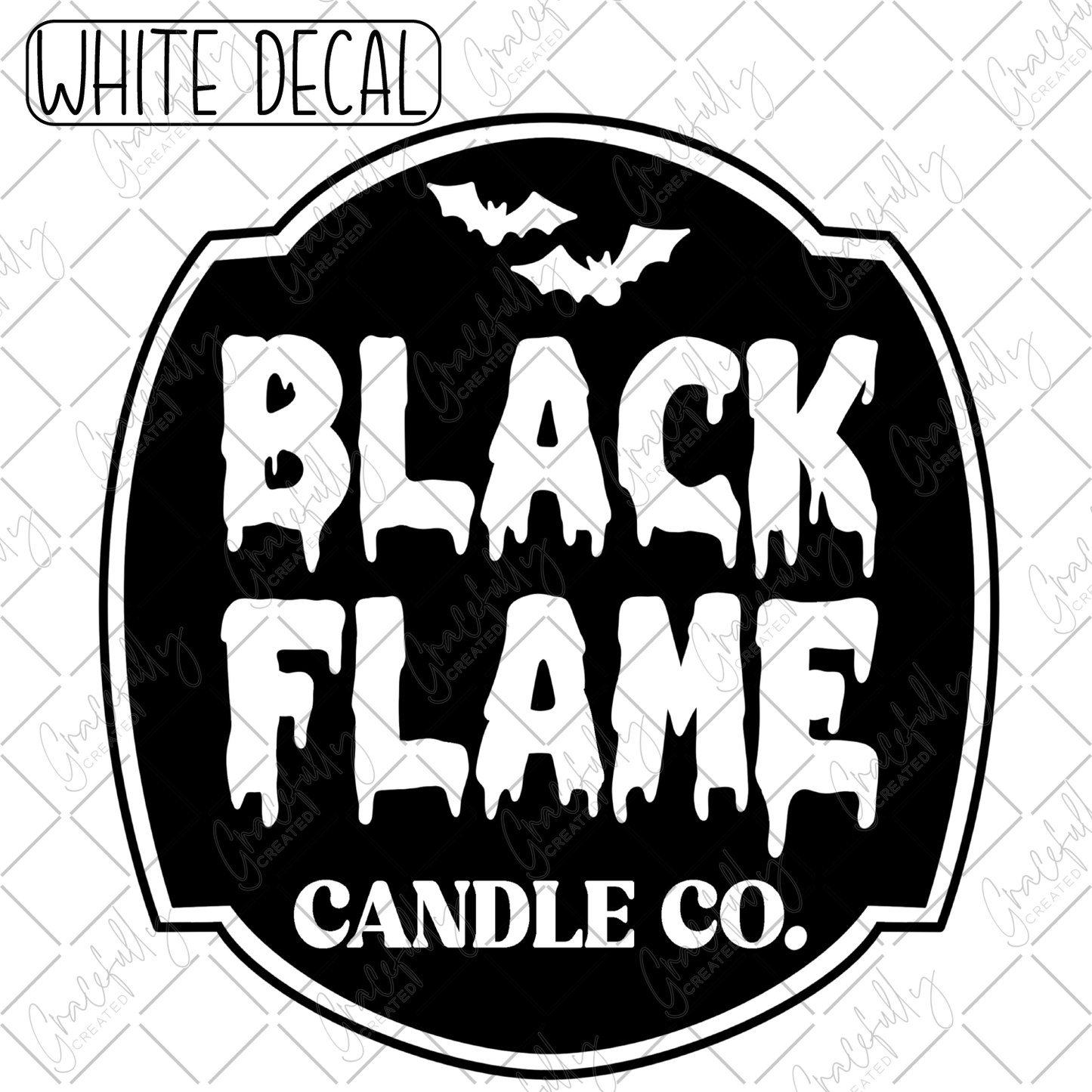 H79 CS Black Flame Candle