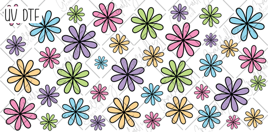 UVD64 Colorful Daisies