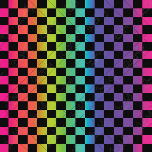 PV217 Rainbow Checkered