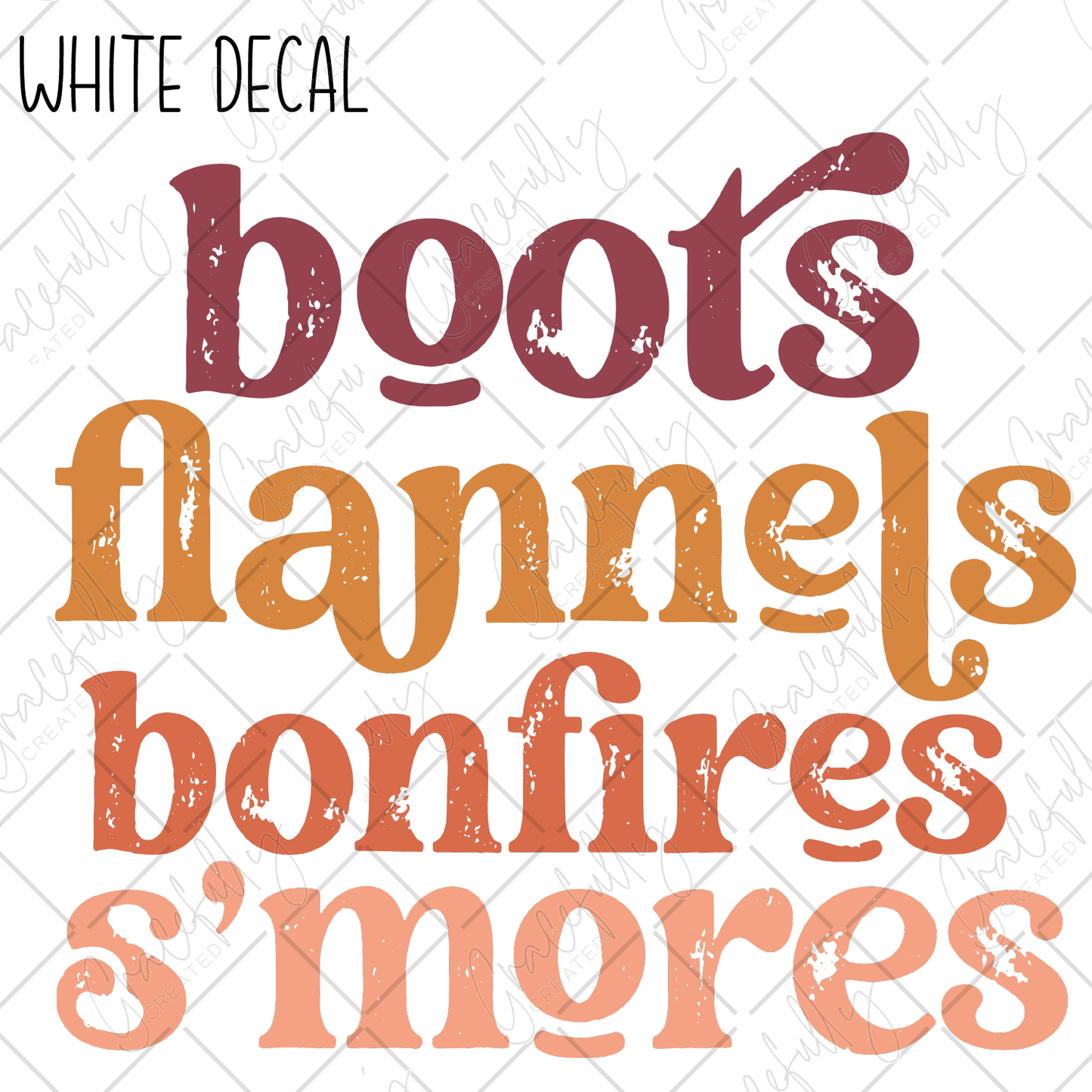 F13 Boots Flannels Bonfires