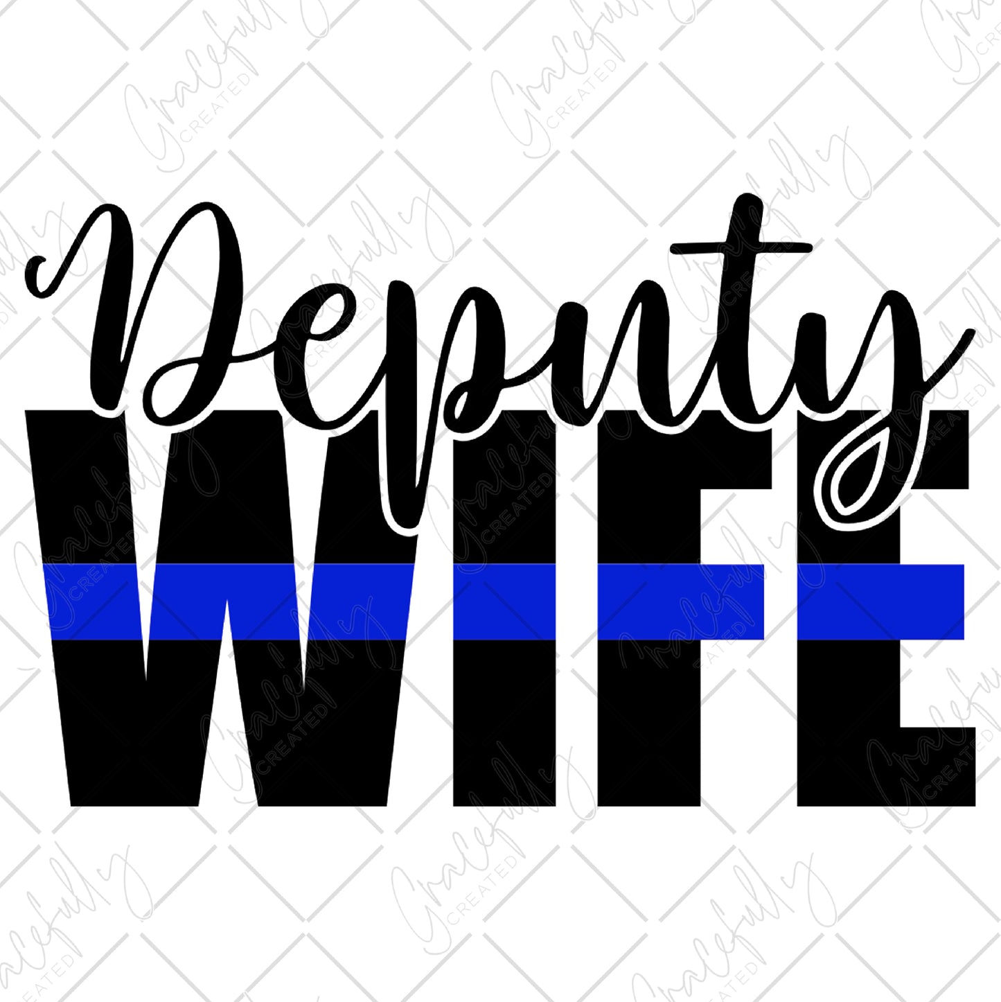 OC12 Deputy Wife Blue Line