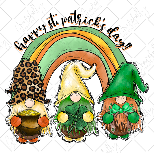 SP13 Happy St. Patrick's Day Gnomes