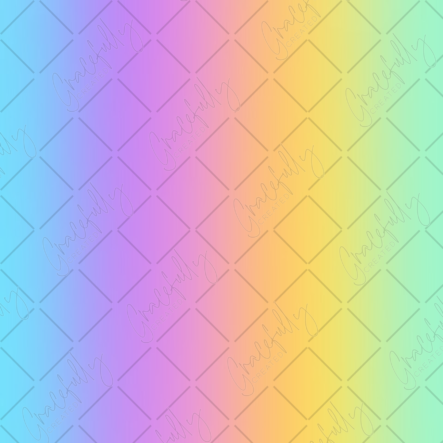 PV117 Pastel Rainbow Ombré