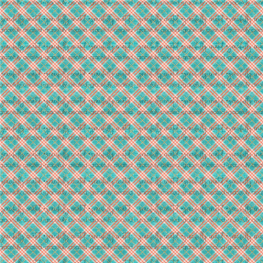 FPV14 Teal Plaid