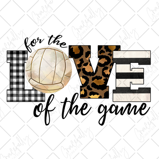 SS18 For the Love of The Game
