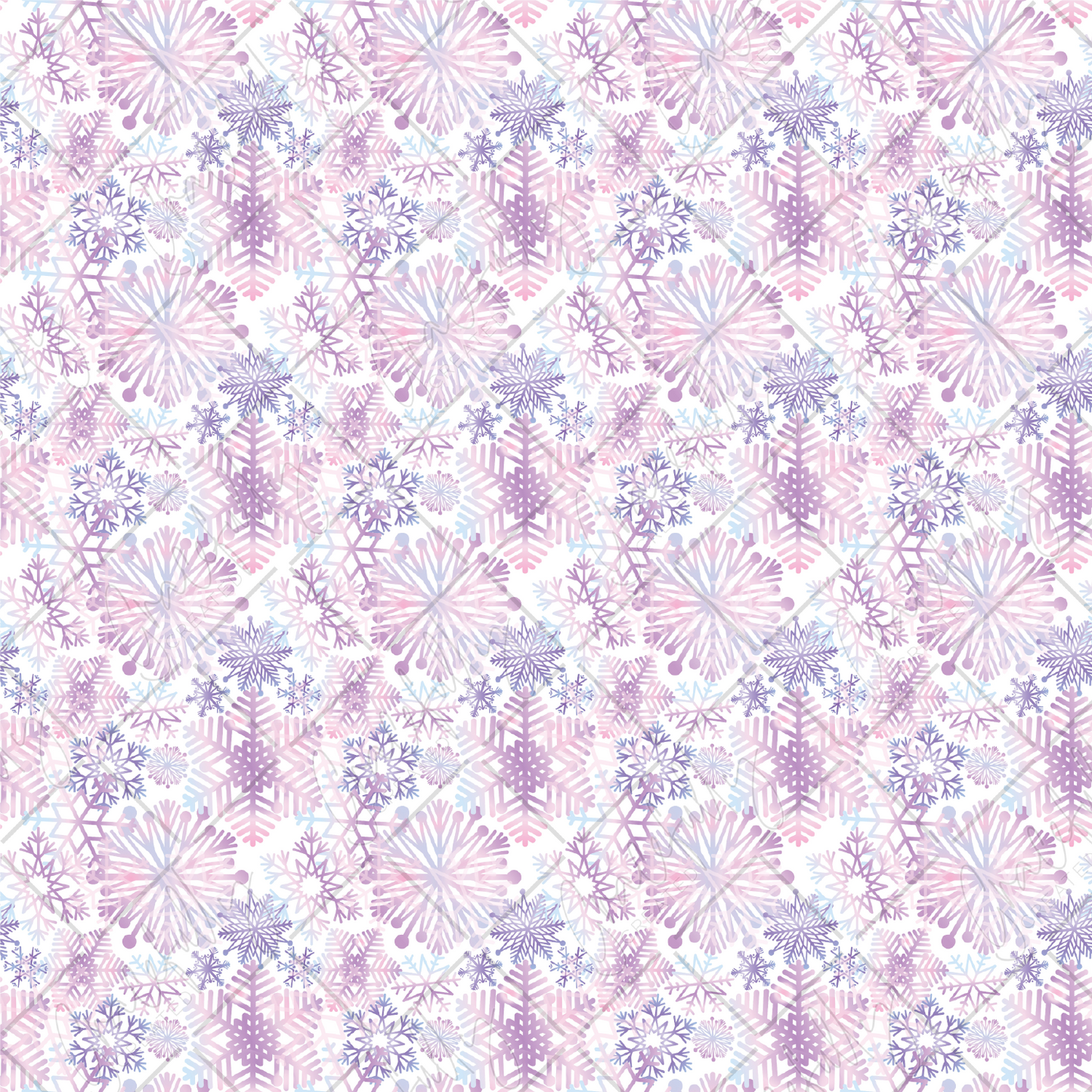 CPV10 Purple Snowflakes