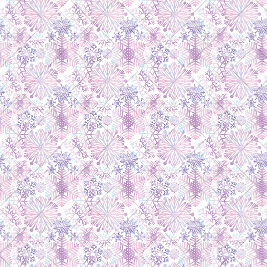 CPV10 Purple Snowflakes