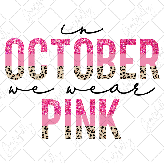 AW32 In October We Wear Pink
