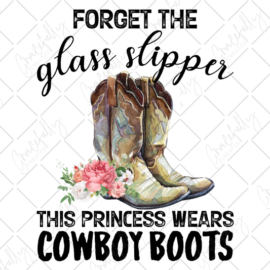 W34 This Princess Wears Cowboy Boots