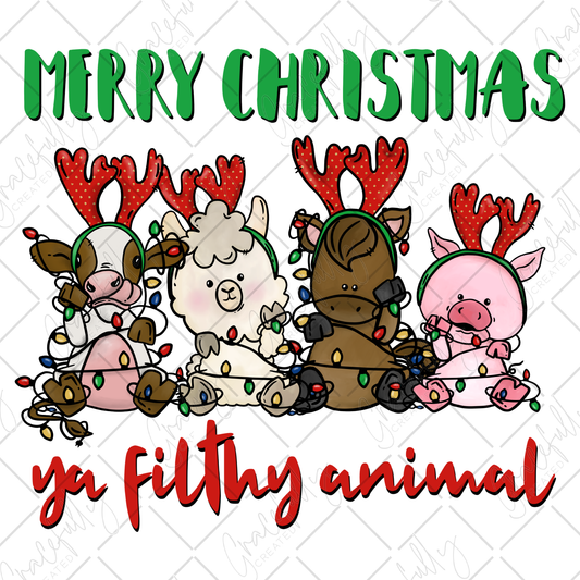 CH34 Merry Christmas Ya Filthy Animal