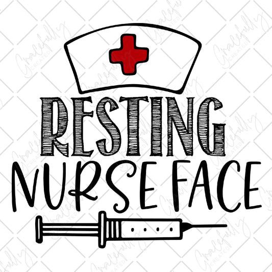 OC35 Resting Nurse Face