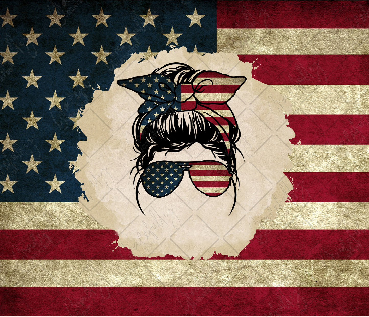 FW54 American Girl Flag