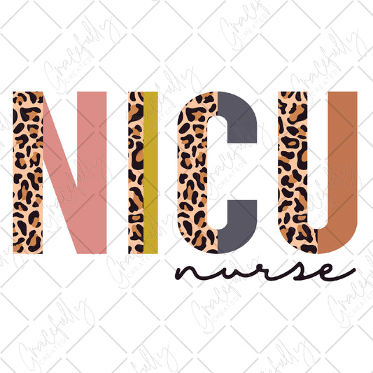 O57 Nicu Nurse (color leopard)