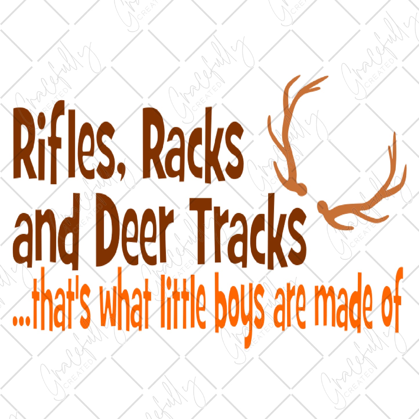 KD5 Rifle, Racks, and Deer Tracks