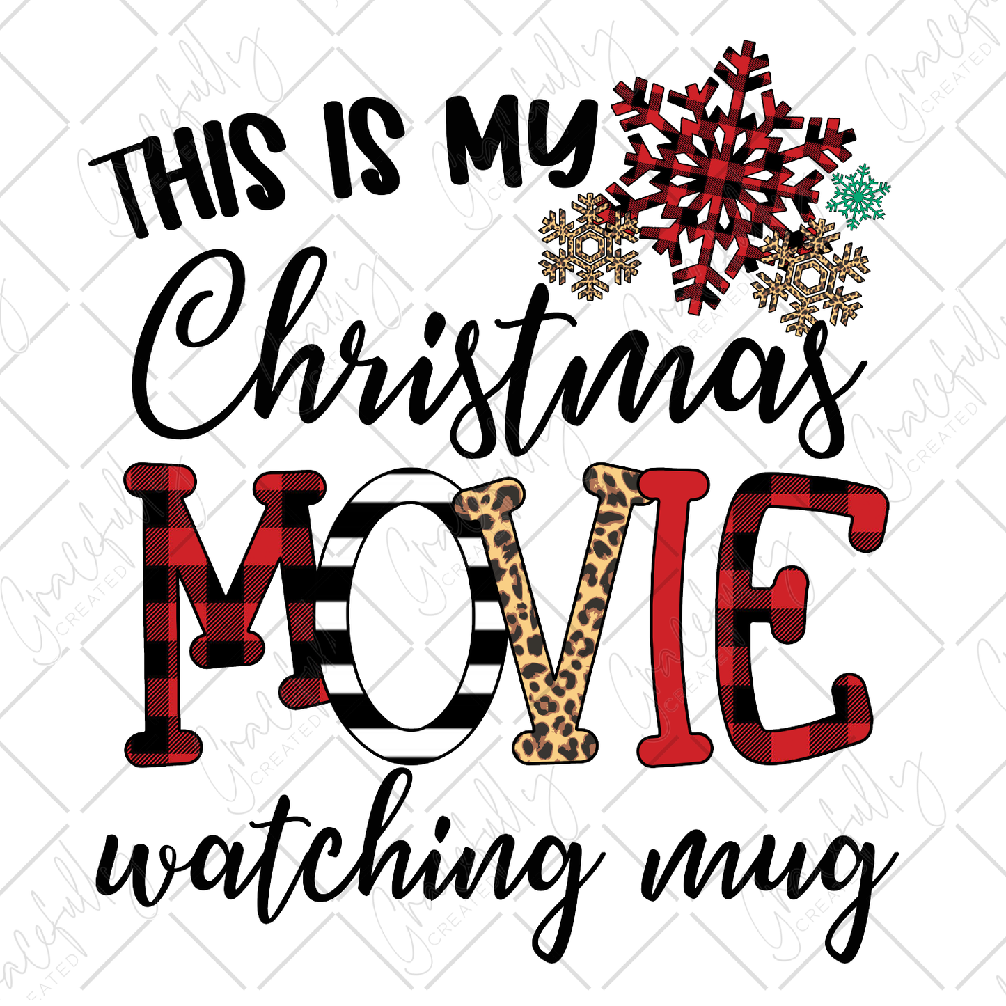 CH78 This is My Christmas Movie Watching Mug