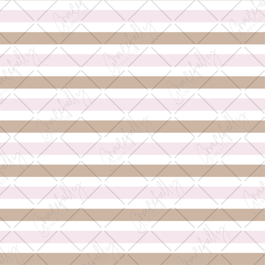 PV54 Pink and Tan Stripes