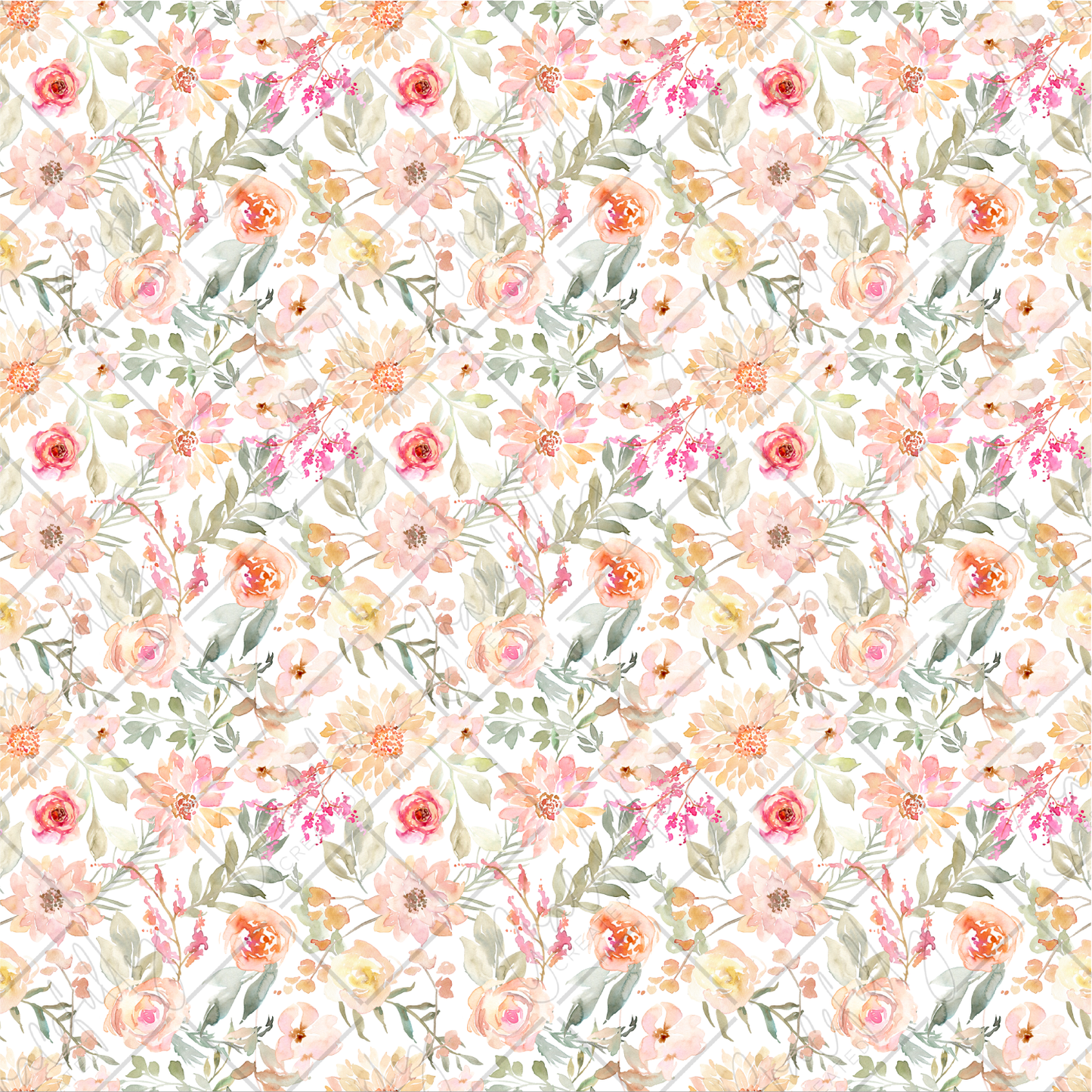 PV60 White and Pink Florals