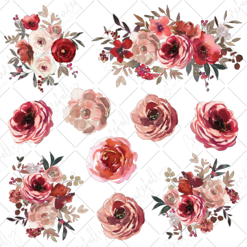 BB17 Red Florals